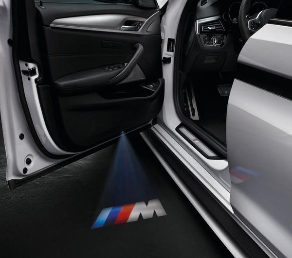 BMW M LED Door Projector Lights - Proyektor Lampu LED Pintu Mobil