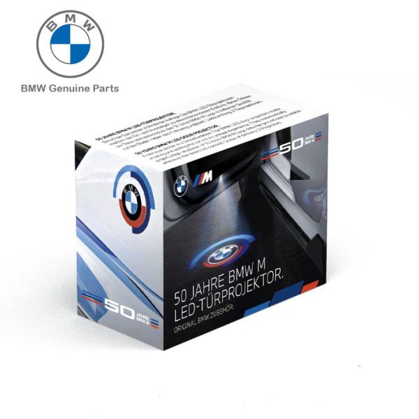 BMW 50 Jahre M LED Door Projector Lights Proyektor Lampu Pintu Mobil