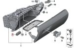 Original BMW F30 F31 F32 F33 F36 Lampu Glove Box Laci Depan Kiri - Gambar 5