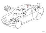 Original BMW E36 Interior Light Lampu Baca Pilar C Belakang KANAN - Gambar 4