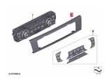 BMW E90 E91 E92 E93 Outer Frame Trim Front Plate Bingkai Panel Switch AC 64116956736 - Image 6
