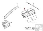 Original BMW E46 Cover Fresh Air Gril Kisi AC Dashboard Depan Tengah - Image 5