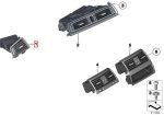 Original BMW F10 F11 Cover Kisi Kisi AC Dashboard DEPAN KIRI - Gambar 5