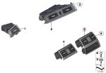 Original BMW F10 520i 520d Cover Kisi Kisi AC Kabin Belakang - Image 5