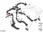 Original BMW F30 F32 F33 F36 Cover Kisi AC Dashboard HITAM DEPAN KIRI - Image 6