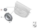Original BMW F32 F33 F82 F83 M4 Harman Kardon Tweeter Speaker Belakang - Image 5