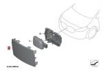 Original BMW G60 G61 G70 7 Series Radar Cover for M Gloss Black Grille Grill - Image 3