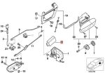 Original BMW E38 E39 Latch Door Lock Actuator Pintu Depan / Belakang - Gambar 5