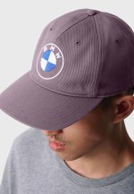 Original BMW Dot 5 Panel Baseball Cap Topi Unisex Purple 2023 - Gambar 4
