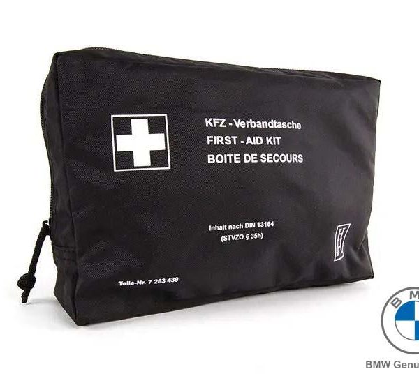 Original BMW First Aid Kit Kelengkapan P3K Universal dengan Tas