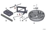 Original BMW E70 F15 X5 E71 F16 X6 Jack Tool Engkol + Dongkrak Mobil - Image 5