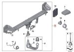 Original BMW G05 X5 Towing Hitch Bar Trailer Detachable 71606888575