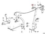 Original BMW E36 Cover Trim Tutup Seat Belt Pilar B Atas Jok Depan - Image 5