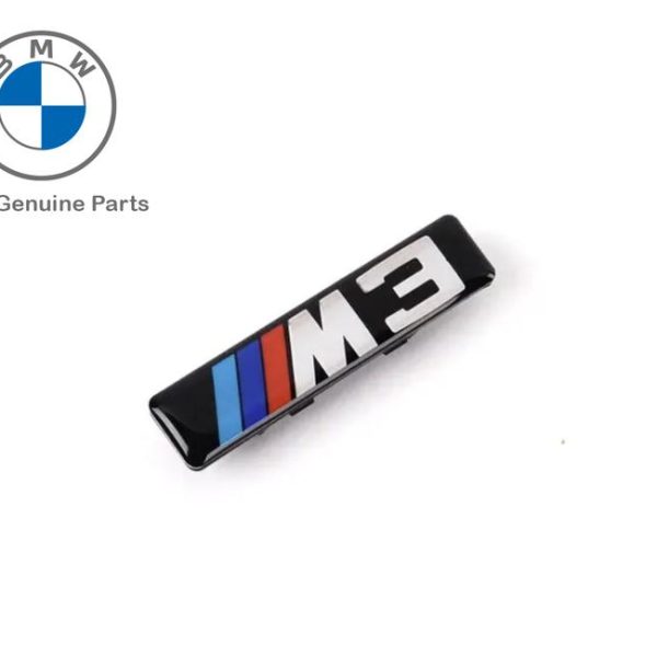 Original BMW E46 M3 Emblem M3 Side Fender Grill 72127900605