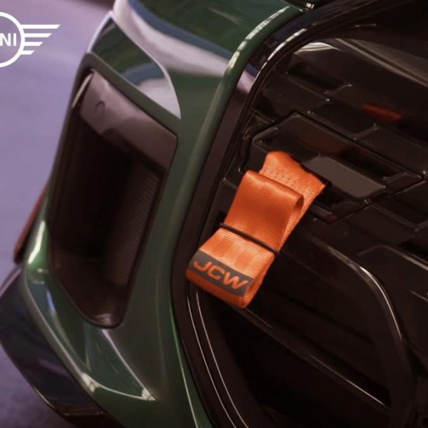 Original MINI Cooper F65 F66 F67 JCW Tow Strap Tali Derek Bemper Depan