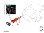 Original MINI Cooper F65 F66 F67 JCW Tow Strap Tali Derek Bemper Depan - Image 4