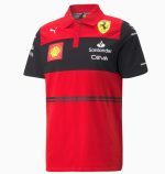 Scuderia Ferrari Team Men's Polo Shirt Kaos Polo Pria F1 2022 - M