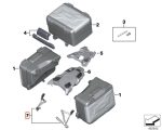 Original BMW Motorrad K50 K51 GS1200 GS1250 Vario Case SIde Bracket - Image 3