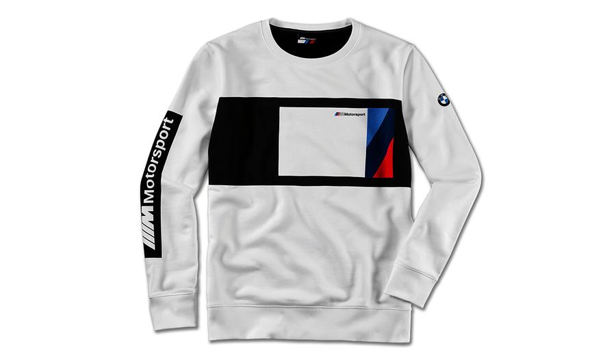 80142461111_A Original BMW M Motorsport Sweatshirt Sweater Pria Men's Size S 2461111 - Image 1