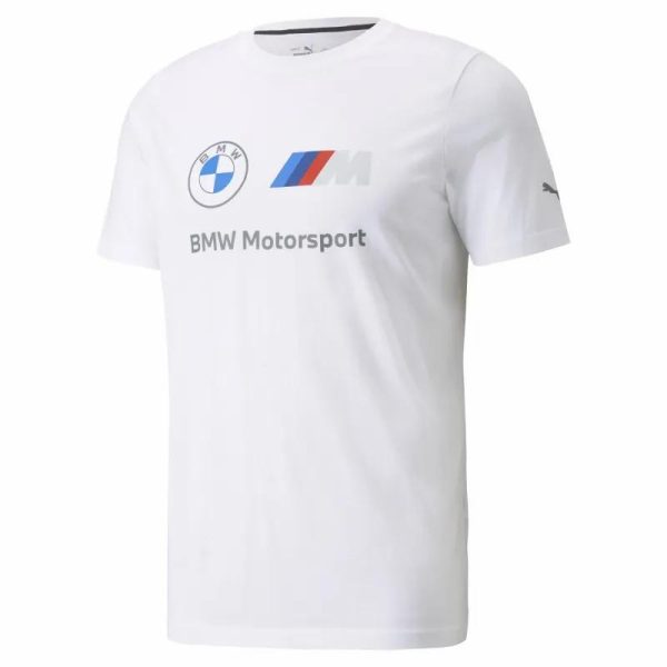 Original BMW M Motorsport Kaos T-Shirt Pria Putih Size L by PUMA