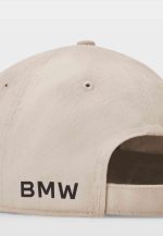Original BMW Micro Tonal Baseball Cap Topi Unisex Beige - Image 4