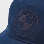 Original BMW Logo Tonal Freude Baseball Cap Topi Unisex Dark Blue - Image 3