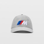 Original BMW M Baseball Cap Topi Unisex Dark Grey Lifestyle - Image 3