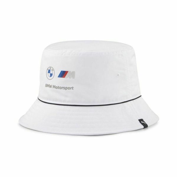 Original BMW Topi Bucket Hat Putih Topi LIfestyle Collection 2022