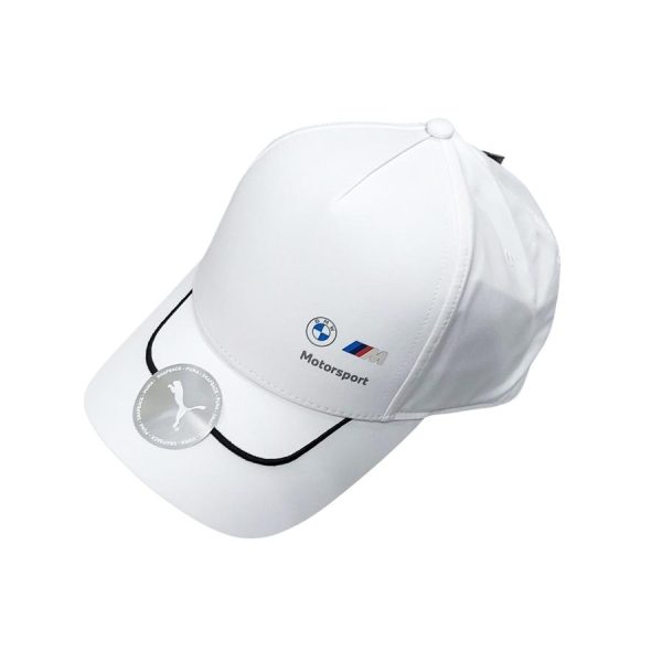 Original BMW M Motorsport logo Cap Baseball Cap Topi White by Puma