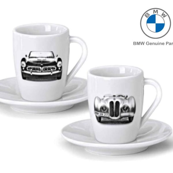 Original BMW Classic Espresso Cup Set Mug Cangkir Kopi