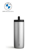 Original BMW Thermo Mug Sport Large Silver Tumbler Vacuum Flask Termos