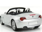1:18 BMW E85 Z4 Roadster Silver Miniatur Diecast Dealer Edition by Kyosho - Gambar 4