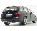 1:18 BMW E61 Touring 5 Series Black Miniatur Diecast Dealer Edition by Kyosho - Gambar 3