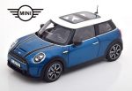 Original MINI F56 LCI Cooper S Island Blue Miniatur Diecast 1:18