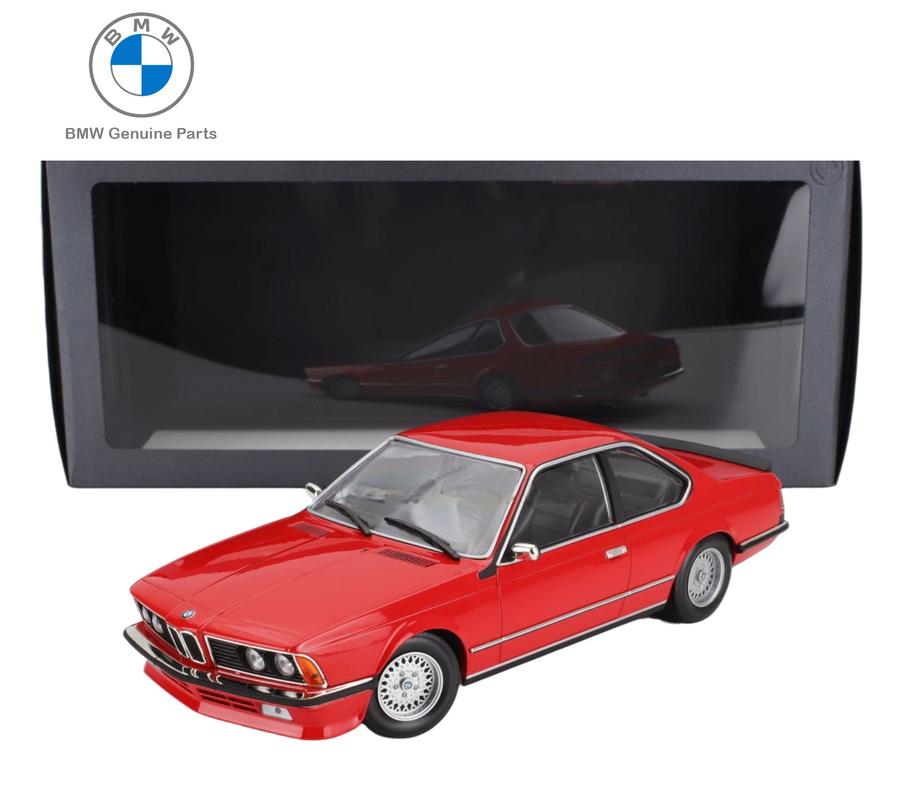 80435B5D026_A 1:18 Minichamps BMW E24 635 Csi Miniatur Diecast Red - Image 1