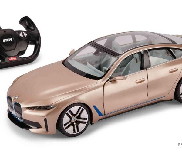 Original BMW i4 Miniatur 1:14 Mainan Mobil Radio Remote Kontrol RC