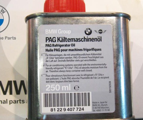 Original BMW ND 8 Compressor Oil Oli Kompresor AC Mobil R134a ND8
