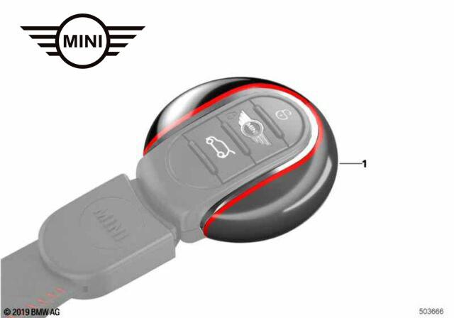 82292469990_A Original MINI F54 F55 F56 F57 F60 JCW Key Cap Casing Kunci - Image 1
