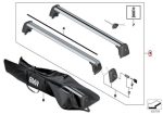 Original BMW G22 G84 M4 Roof Rail Rack System Base Carrier Cross Bar - Gambar 3