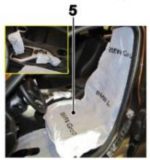 Original BMW Sarung Jok Disposable untuk Bengkel 1 Roll = 200 pieces