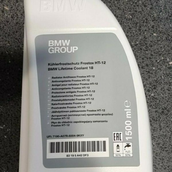 BMW Green Coolant Frostox Cairan Air Radiator Anti Karat