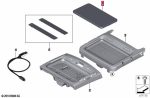Original BMW G11 G12 Touch Command Tablet Remote Kontrol Belakang - Image 3