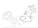 Original Mercedes W167 C167 GLE Class Brake Pads Kampas Rem Belakang