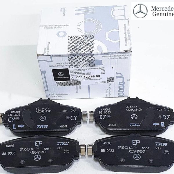Original Mercedes W213 E Class Brake Pads Kampas Rem Depan