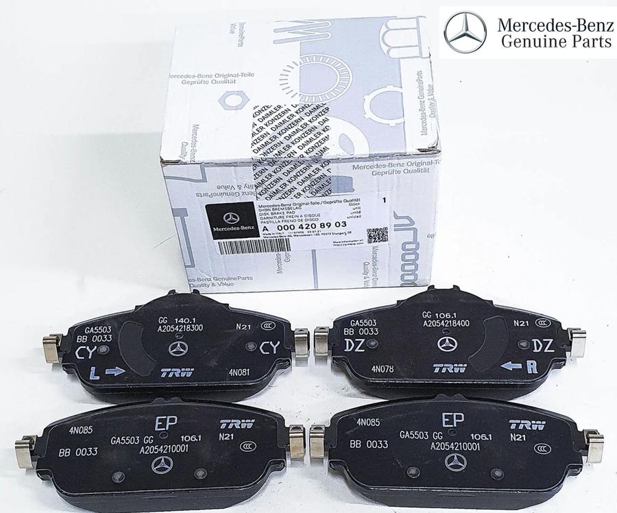 A0004208903_A Original Mercedes W213 E Class Brake Pads Kampas Rem Depan - Image 1