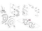 Original Mercedes C117 CLA X156 GLA Brake Pads Kampas Rem Depan - Image 3