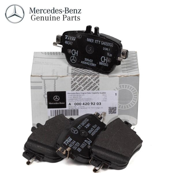 Original Mercedes Benz W213 E250 E300 Brake Pads Kampas Rem Belakang