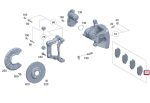 Original Mercedes Benz W213 E250 E300 Brake Pads Kampas Rem Belakang - Image 3