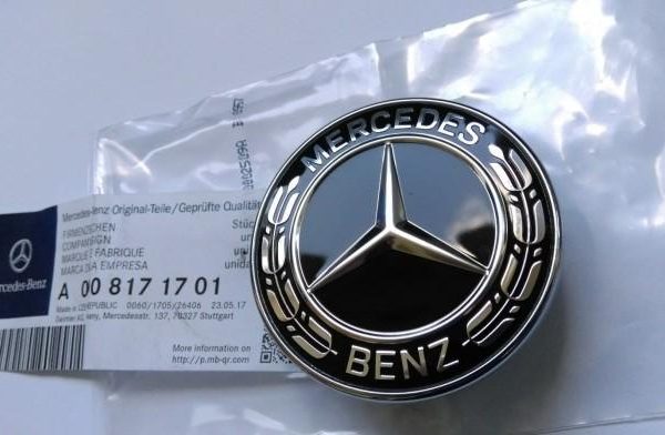 Original Mercedes Benz W212 W213 E Class Flat Emblem Logo Kap Mesin