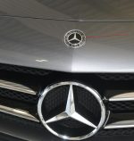 Original Mercedes Benz W212 W213 E Class Flat Emblem Logo Kap Mesin - Gambar 3